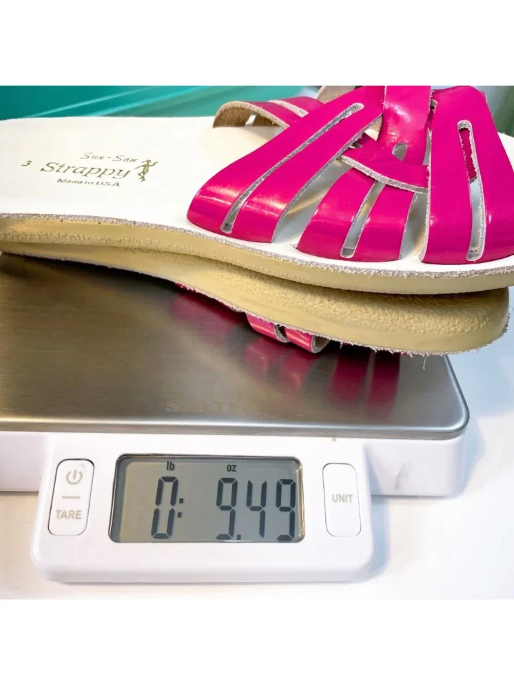 Salt Water Sun-San Slip On Sandals, Size 3
